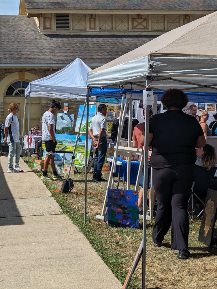 Norwood International Art Show in Victory Park, September 2023